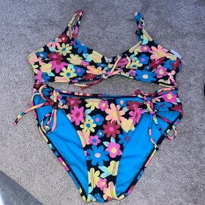 Flower swim suit